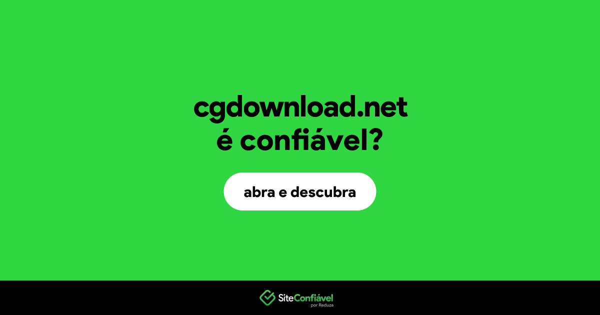 O site cgdownload.net é confiável?