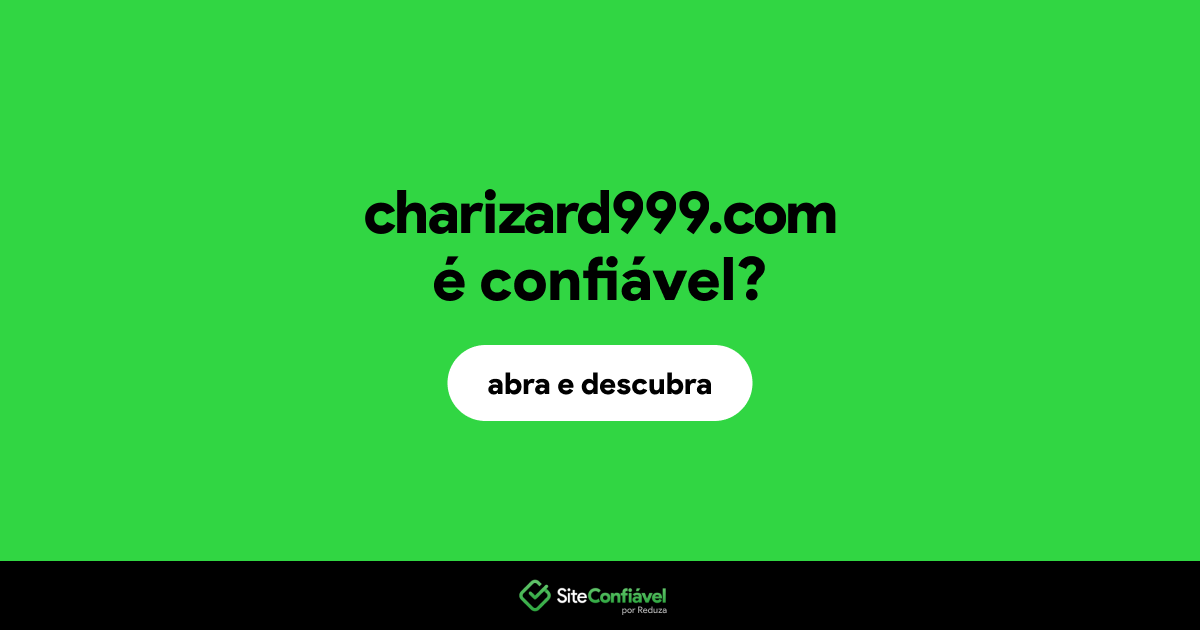 O site charizard999.com é confiável?