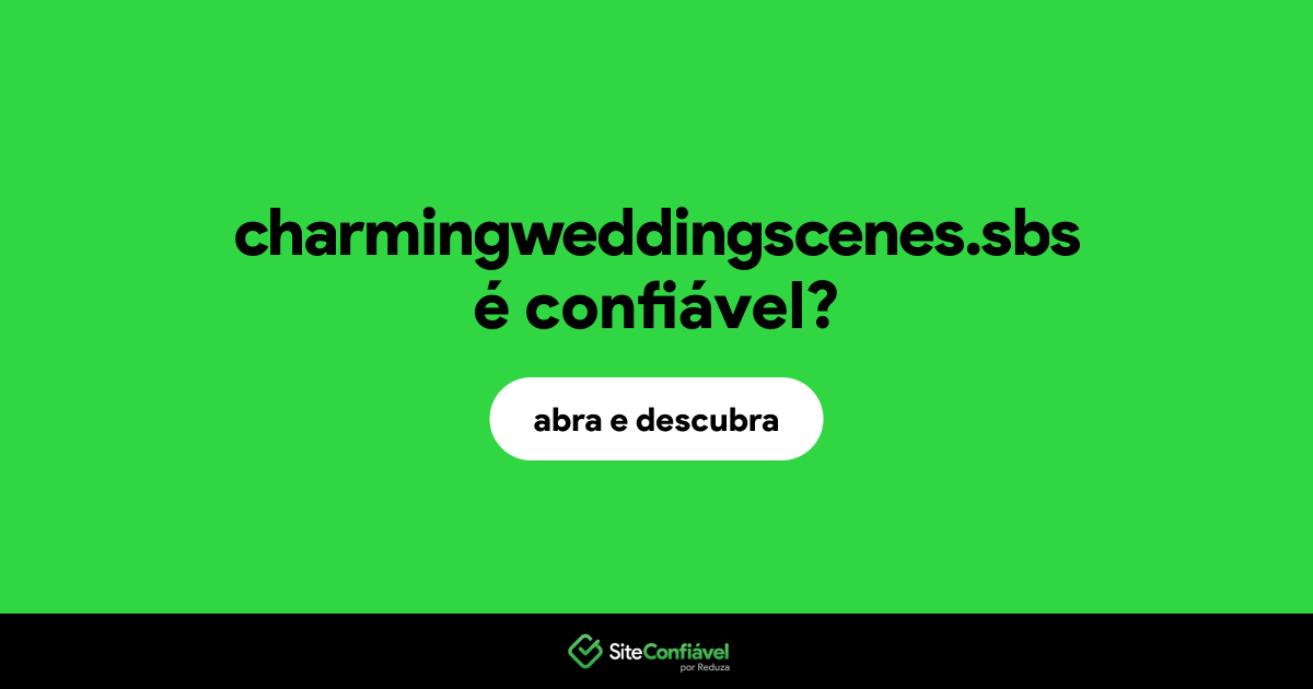 O site charmingweddingscenes.sbs é confiável?