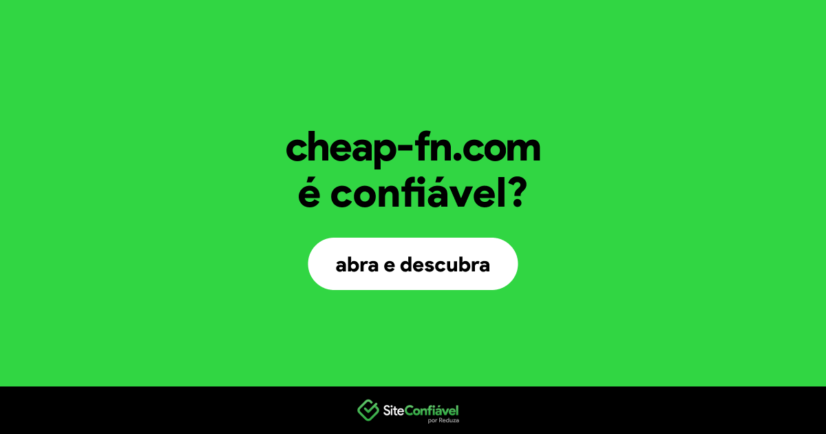 O site cheap-fn.com é confiável?