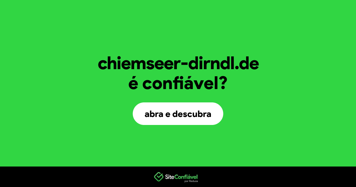 O site chiemseer-dirndl.de é confiável?