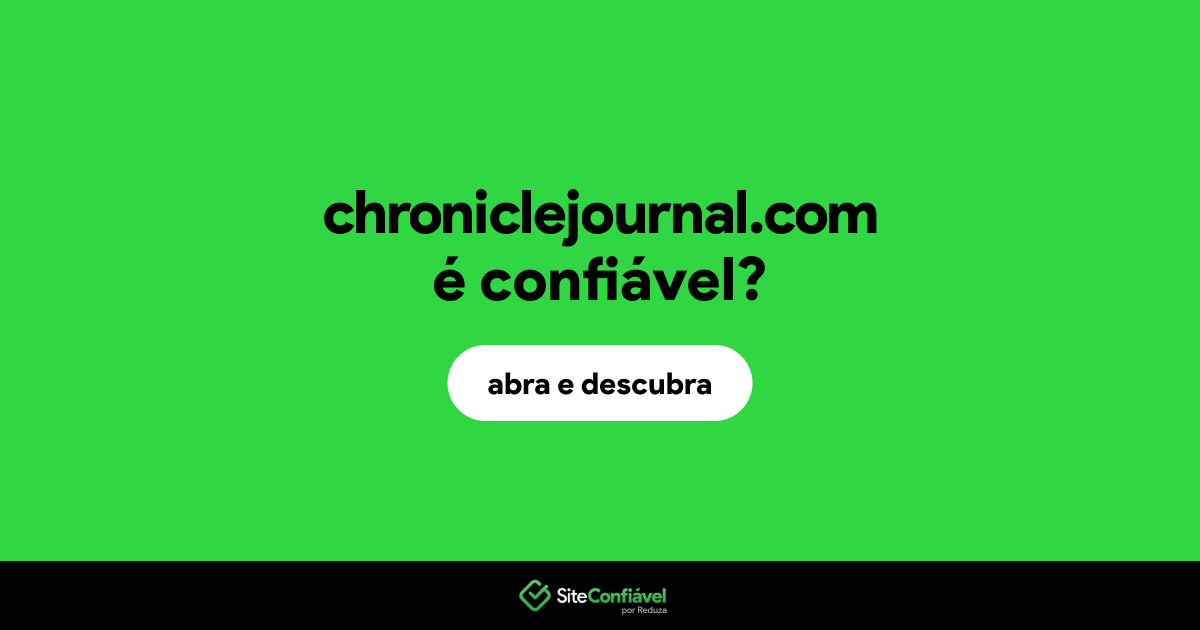 O site chroniclejournal.com é confiável?