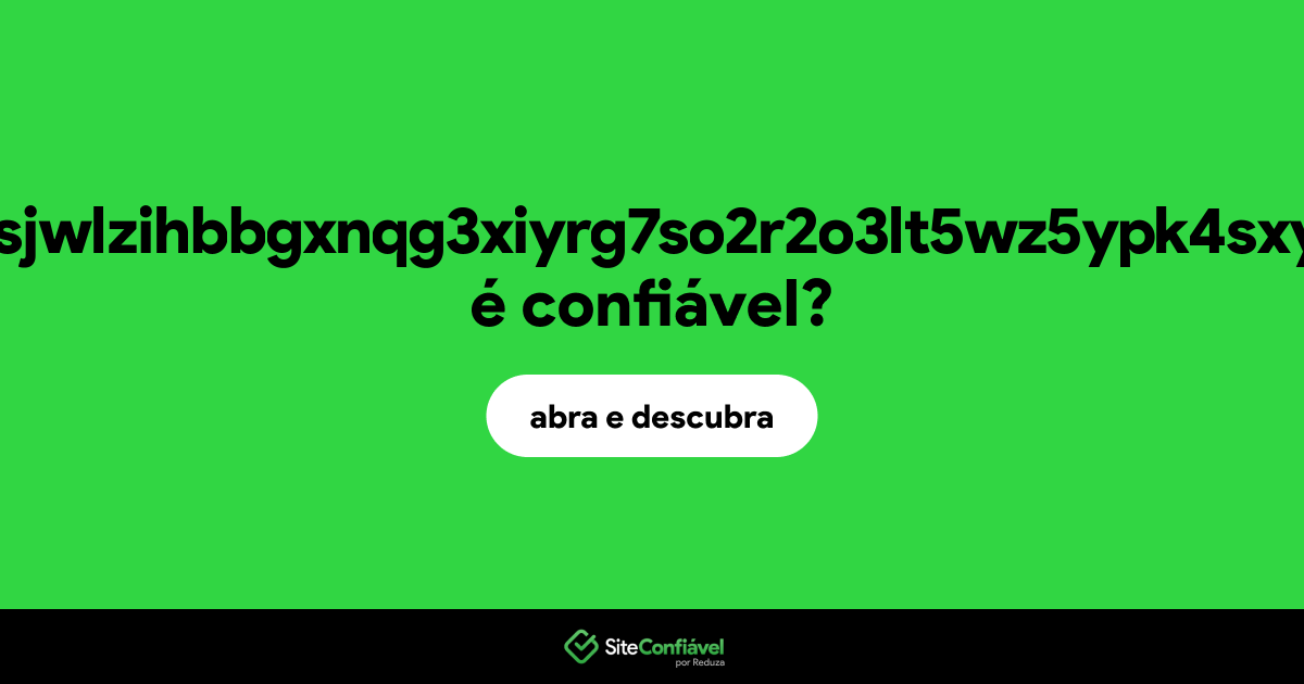 O site ciadotgov4sjwlzihbbgxnqg3xiyrg7so2r2o3lt5wz5ypk4sxyjstad.onion é confiável?