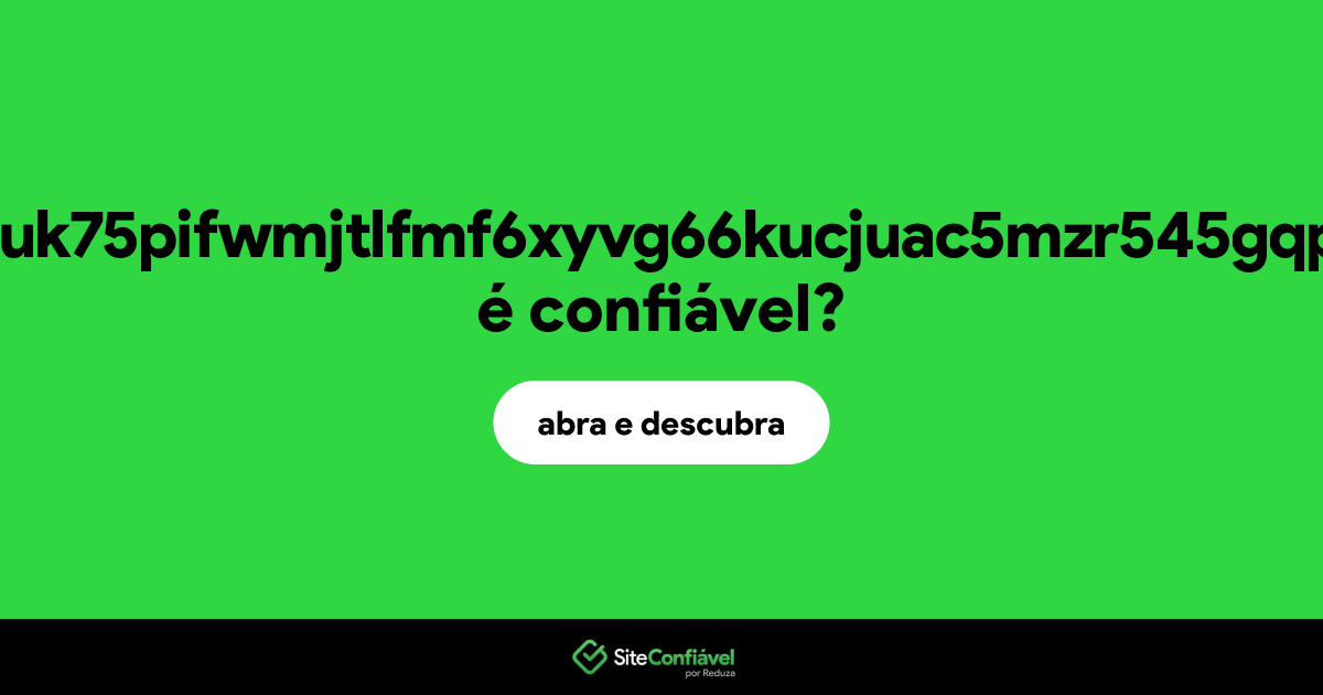 O site citym6jrl5z3uk75pifwmjtlfmf6xyvg66kucjuac5mzr545gqpvf5qd.onion é confiável?