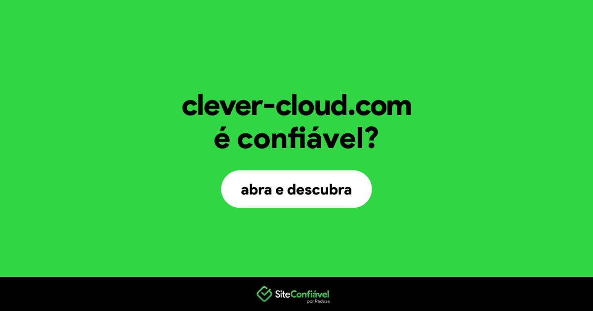 O site clever-cloud.com é confiável?