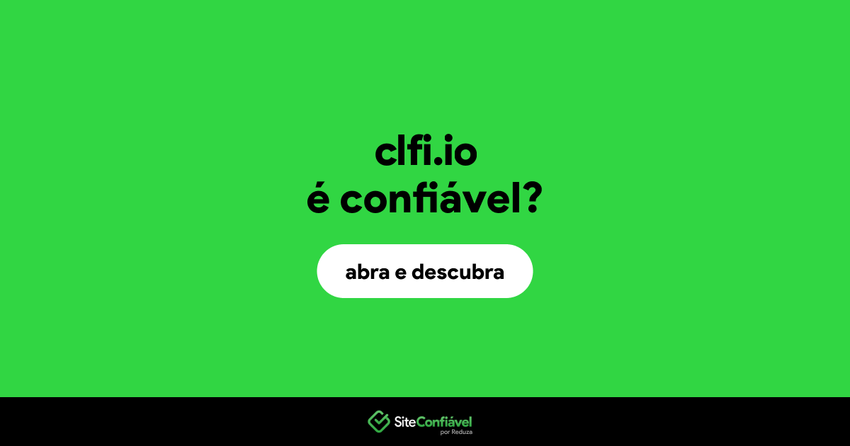 O site clfi.io é confiável?