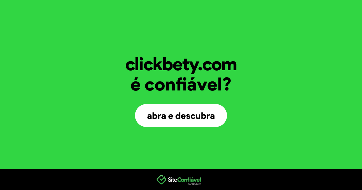 O site clickbety.com é confiável?