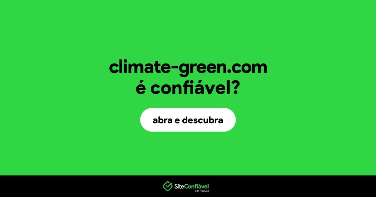 O site climate-green.com é confiável?