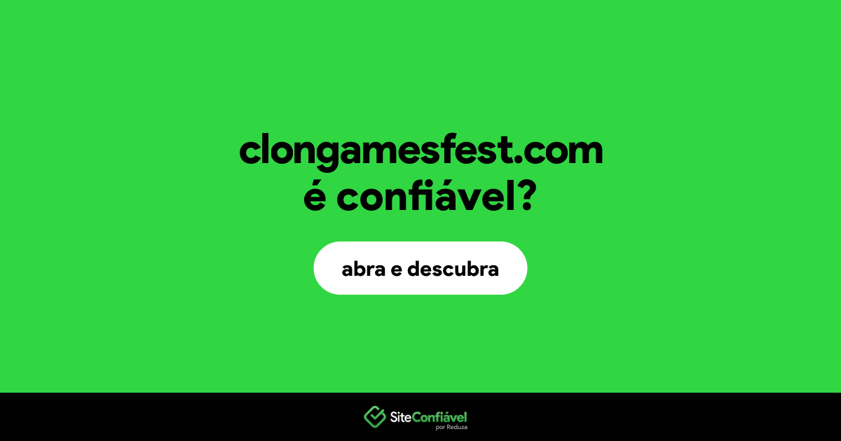 O site clongamesfest.com é confiável?