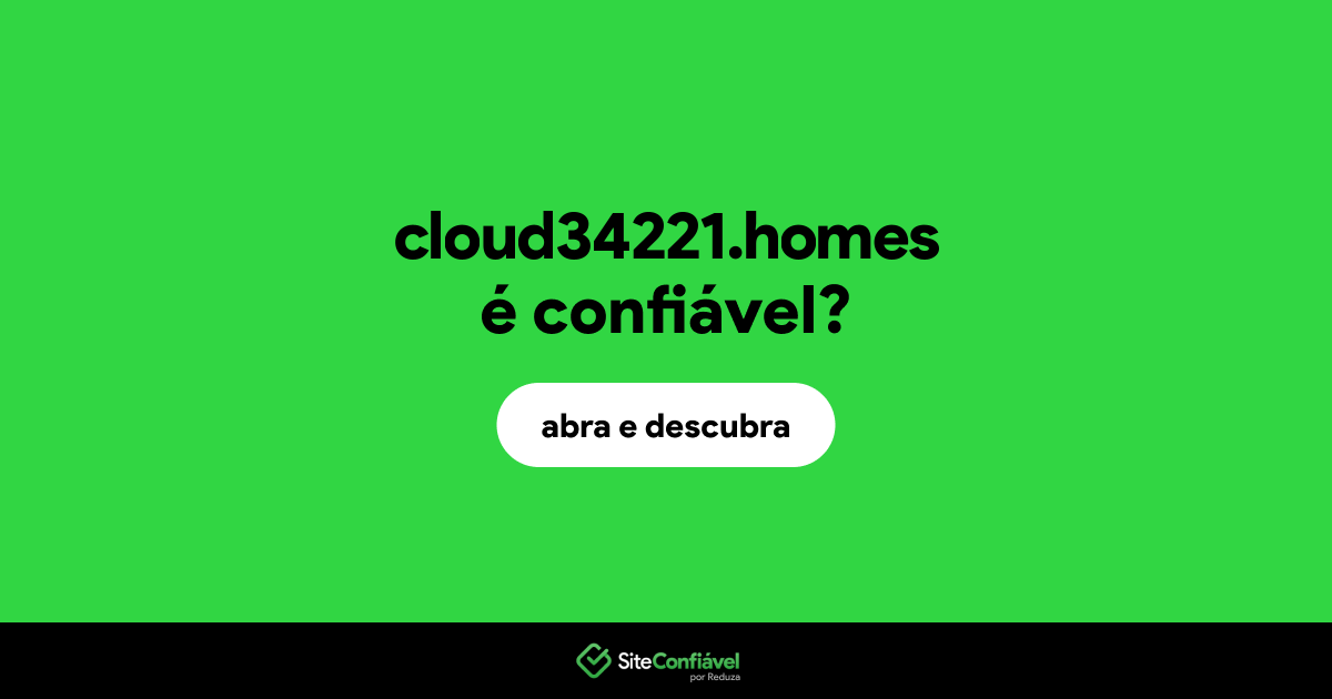 O site cloud34221.homes é confiável?