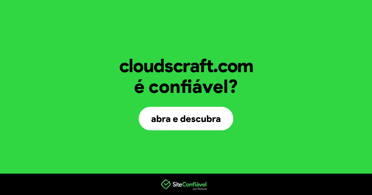 O site cloudscraft.com é confiável?