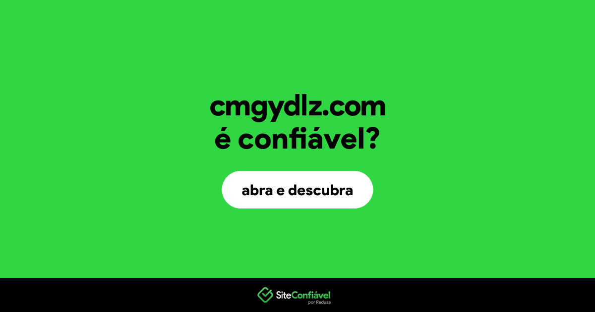 O site cmgydlz.com é confiável?