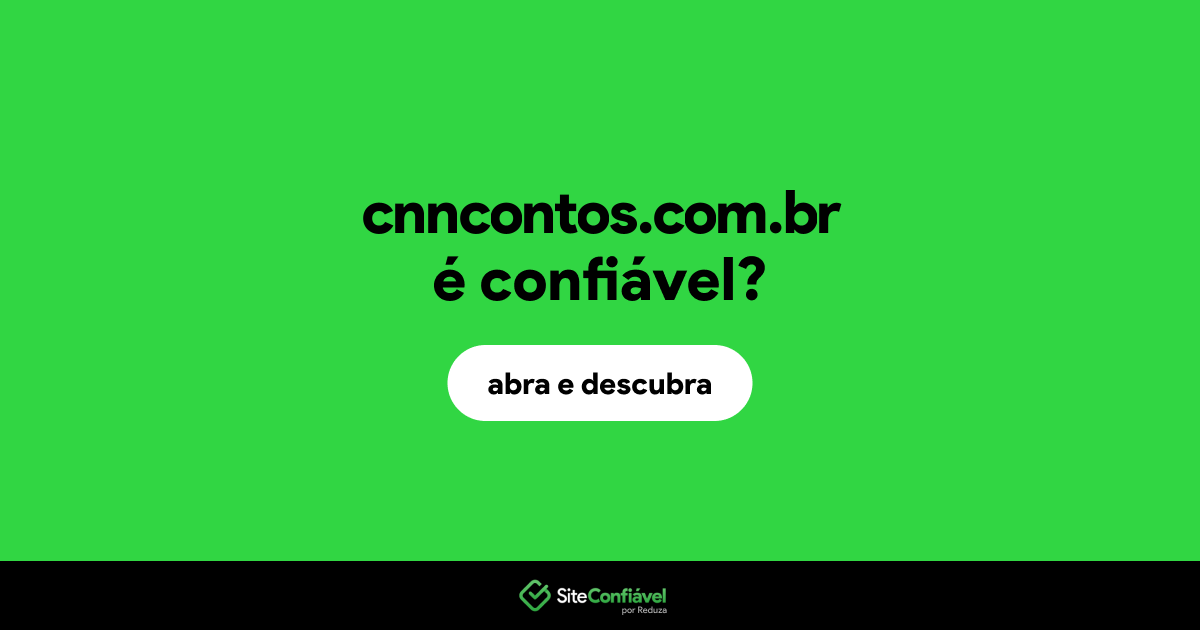 O site cnncontos.com.br é confiável?