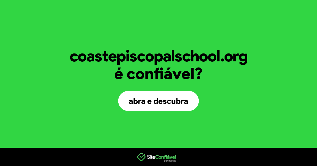 O site coastepiscopalschool.org é confiável?
