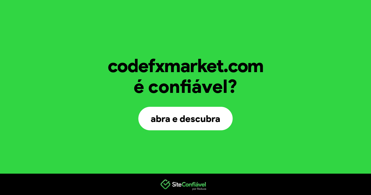 O site codefxmarket.com é confiável?