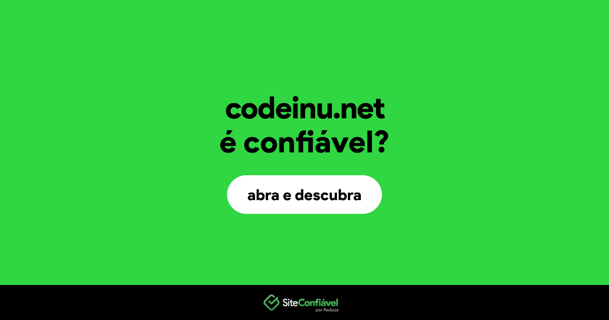 O site codeinu.net é confiável?