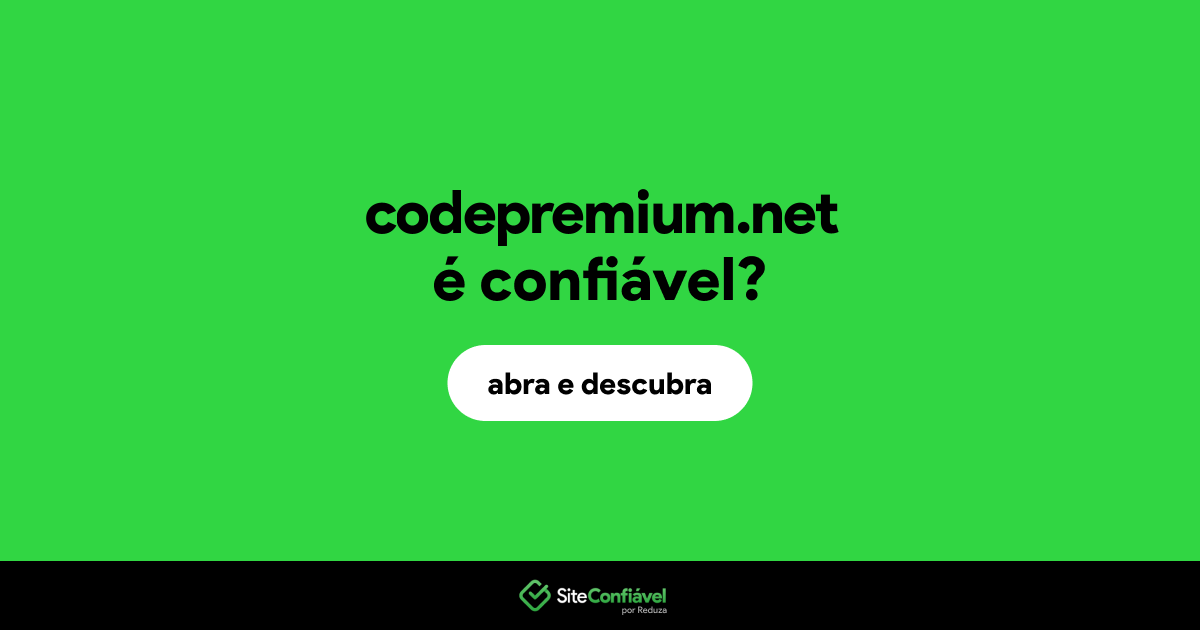 O site codepremium.net é confiável?
