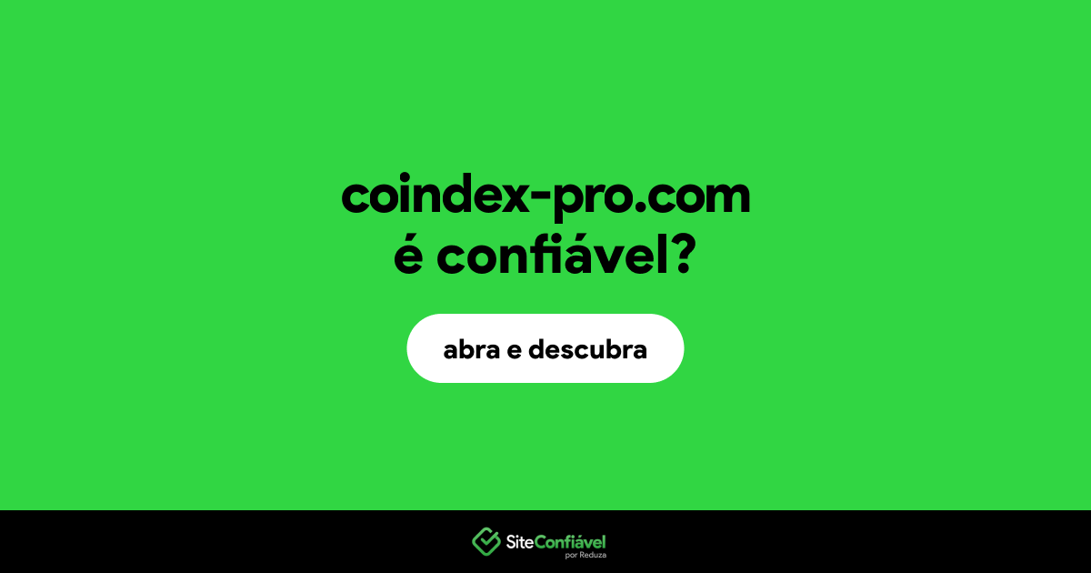 O site coindex-pro.com é confiável?