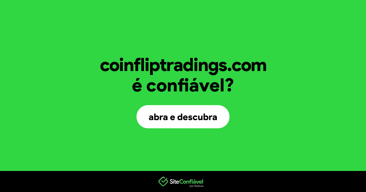 O site coinfliptradings.com é confiável?