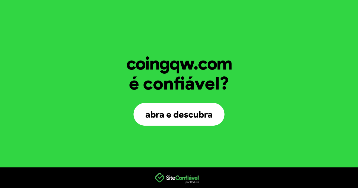 O site coingqw.com é confiável?