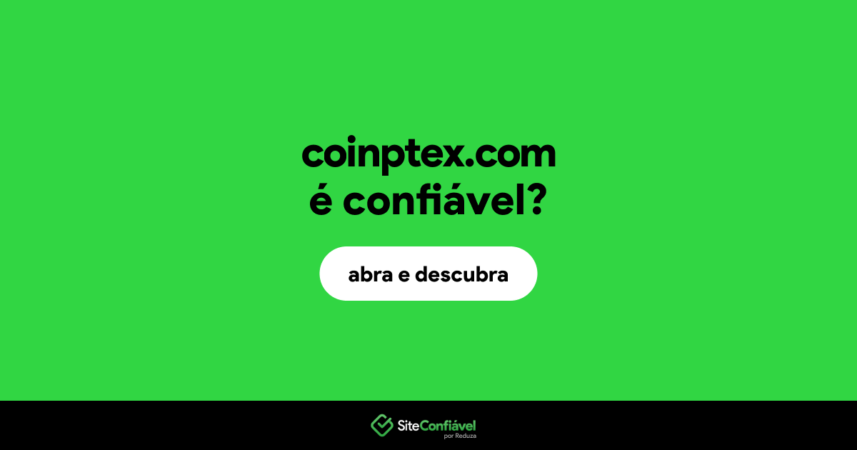 O site coinptex.com é confiável?