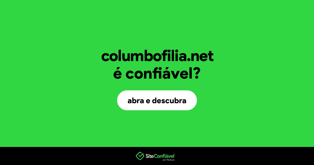 O site columbofilia.net é confiável?