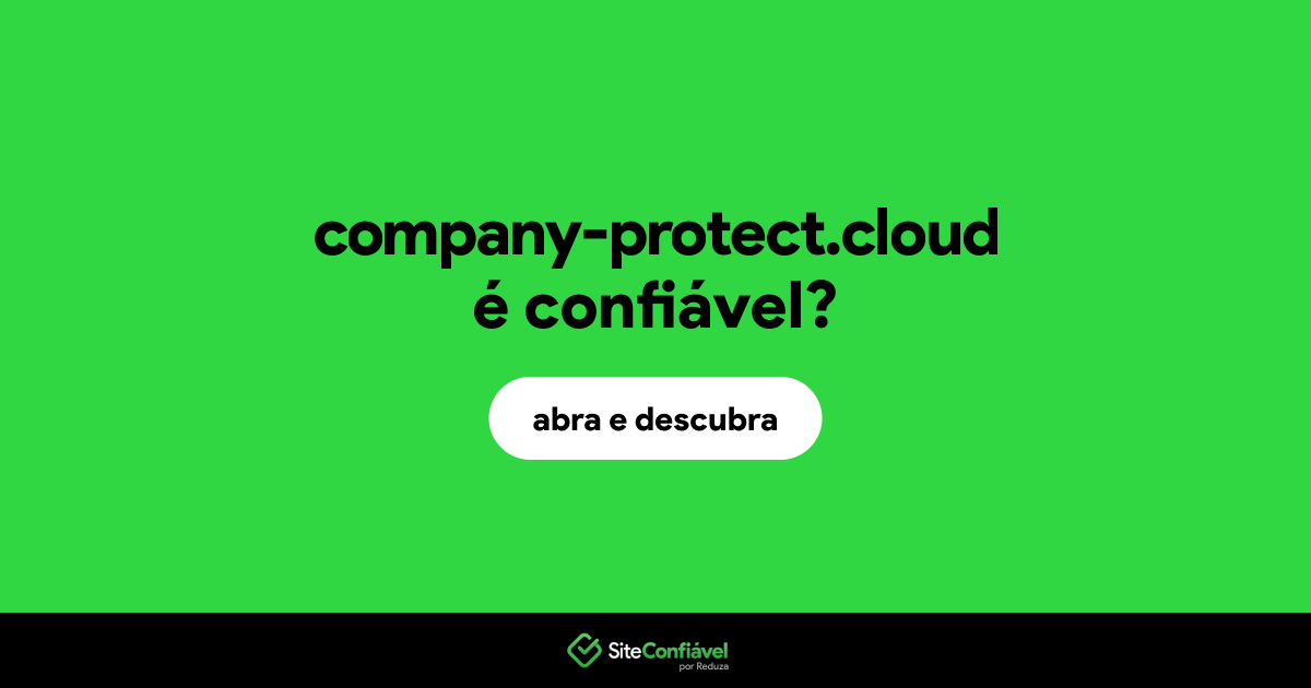 O site company-protect.cloud é confiável?