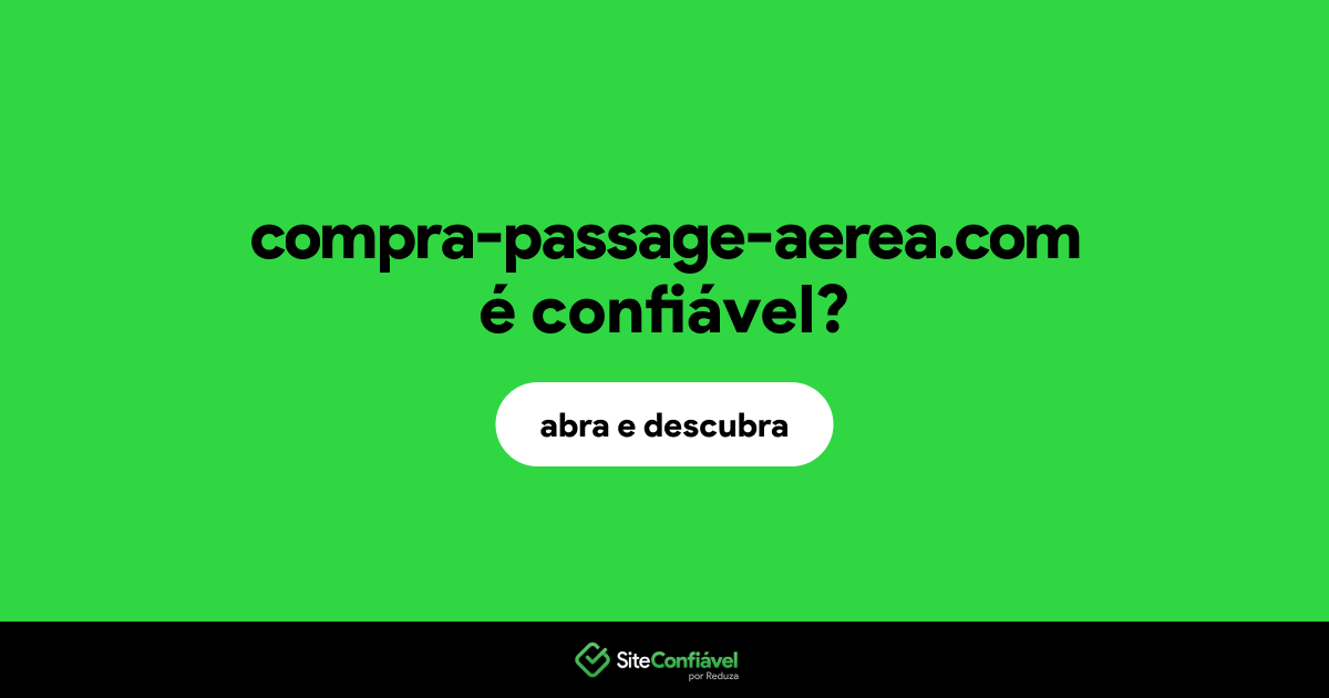 O site compra-passage-aerea.com é confiável?