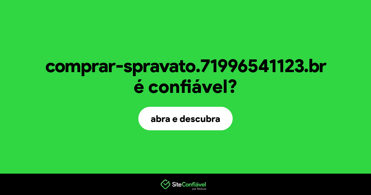 O site comprar-spravato.71996541123.br é confiável?