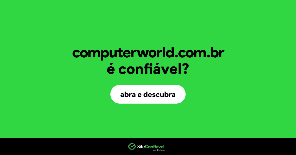 O site computerworld.com.br é confiável?