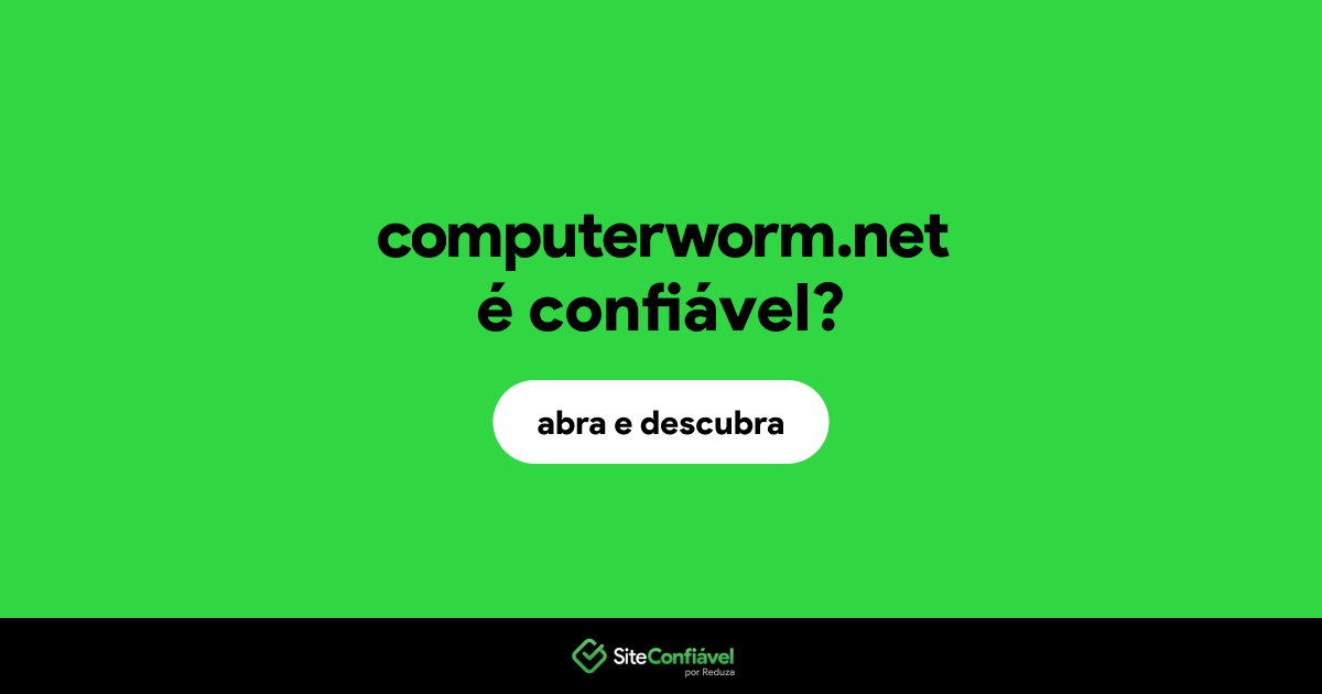 O site computerworm.net é confiável?