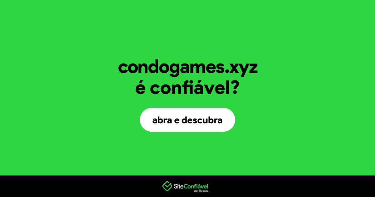 O site condogames.xyz é confiável?