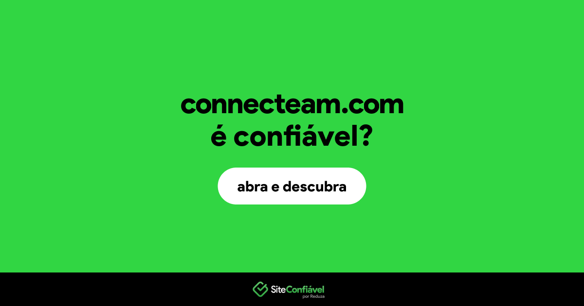 O site connecteam.com é confiável?