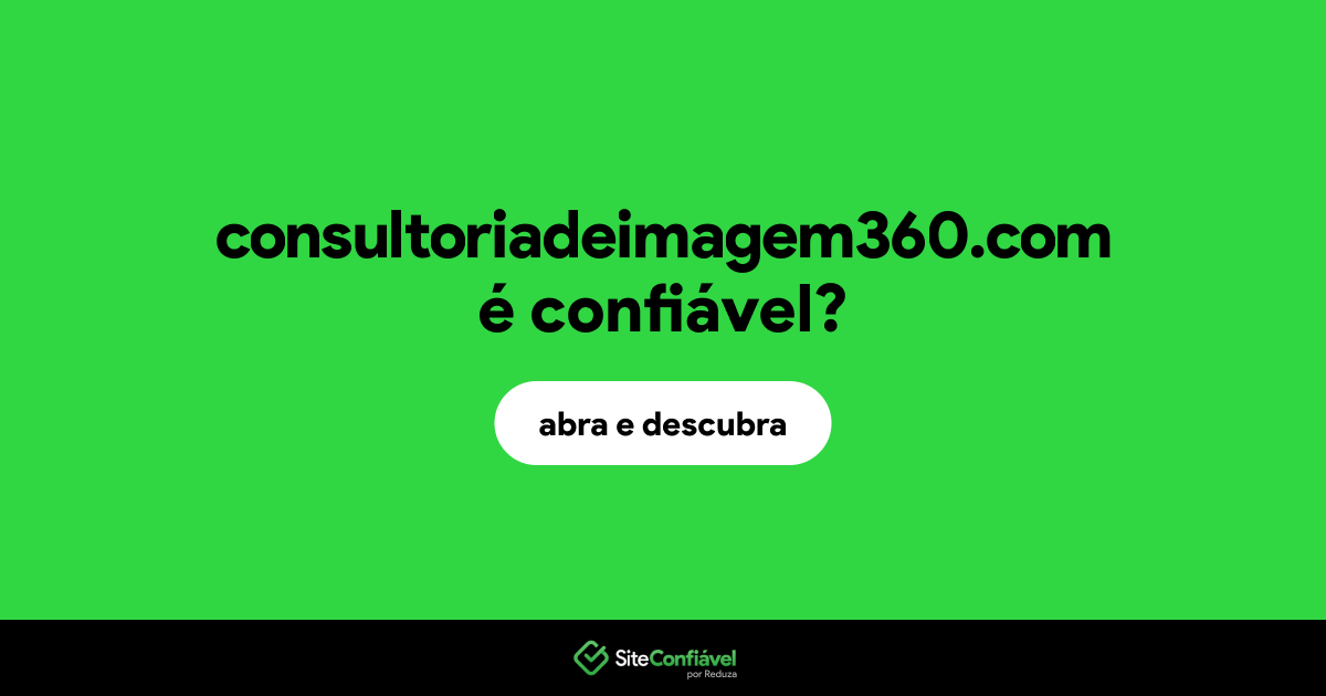 O site consultoriadeimagem360.com é confiável?