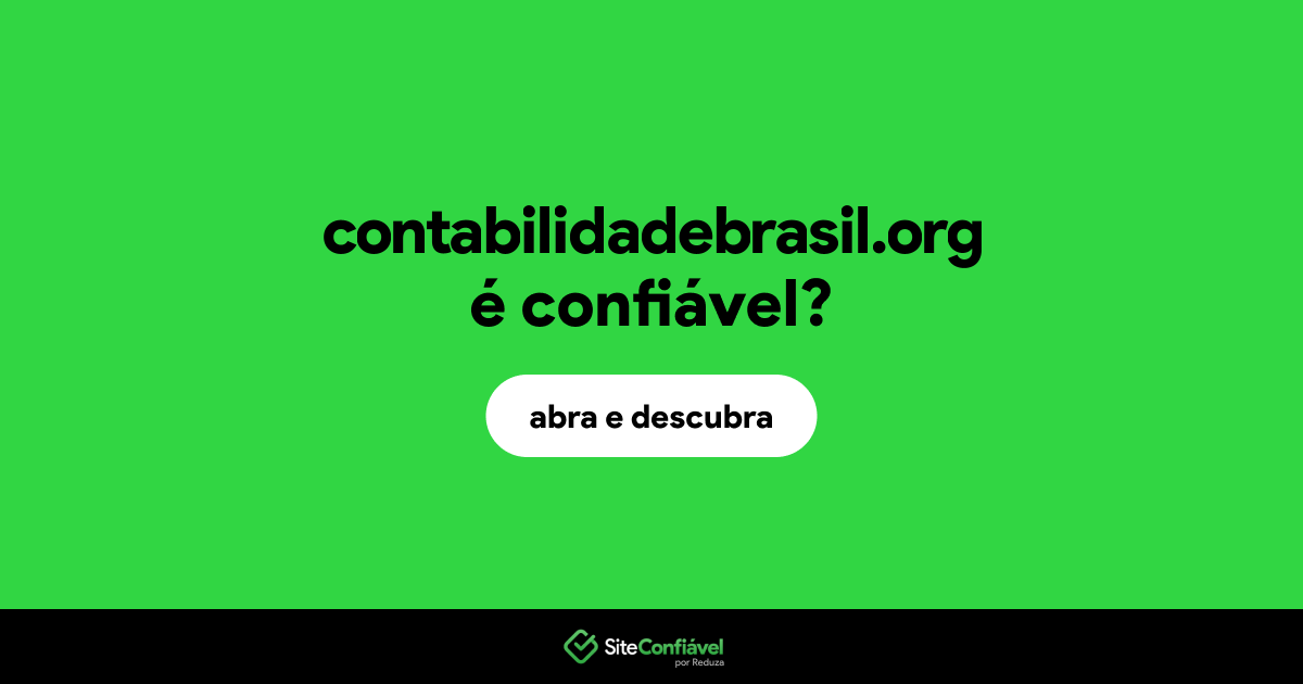 O site contabilidadebrasil.org é confiável?