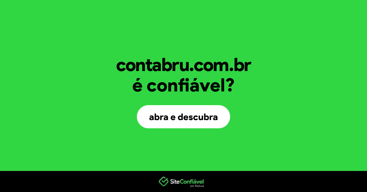 O site contabru.com.br é confiável?