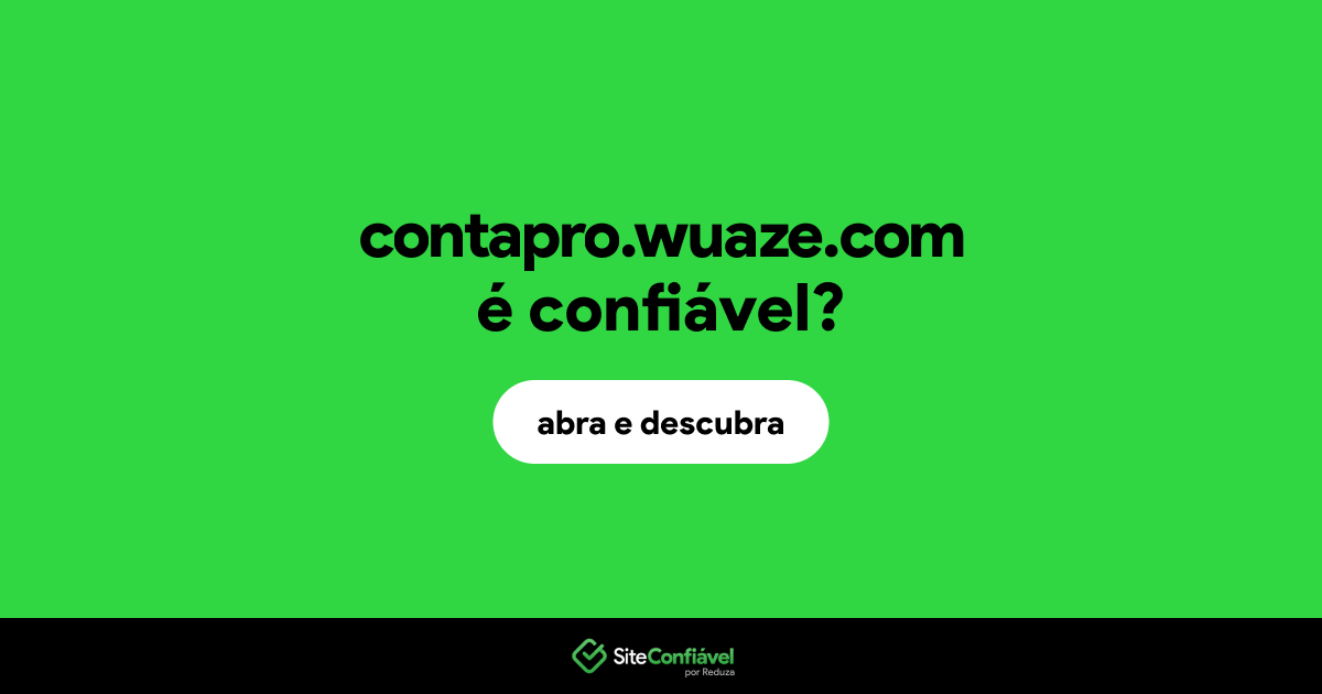 O site contapro.wuaze.com é confiável?