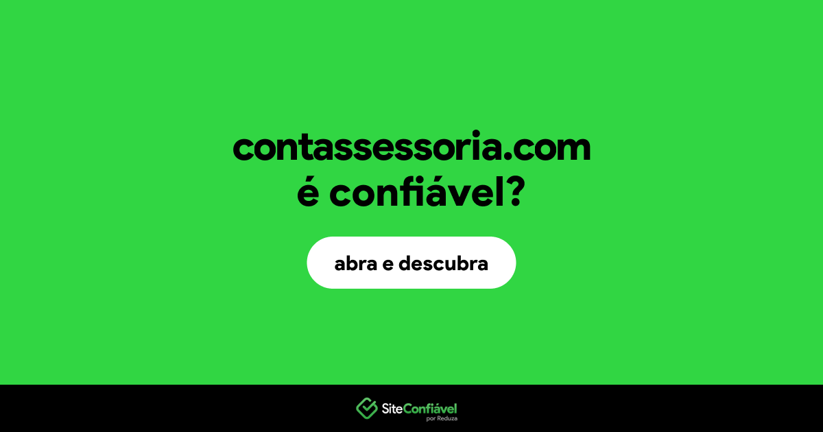 O site contassessoria.com é confiável?