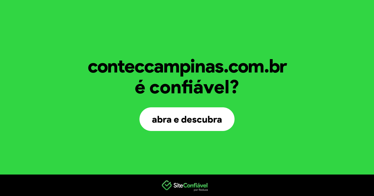 O site conteccampinas.com.br é confiável?