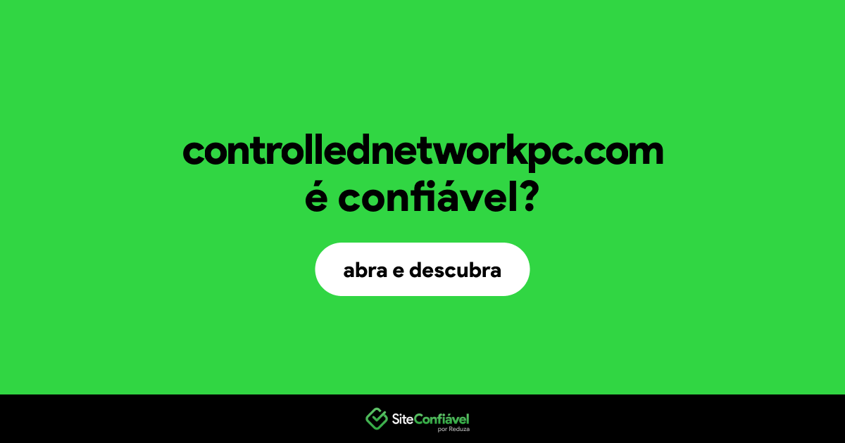 O site controllednetworkpc.com é confiável?