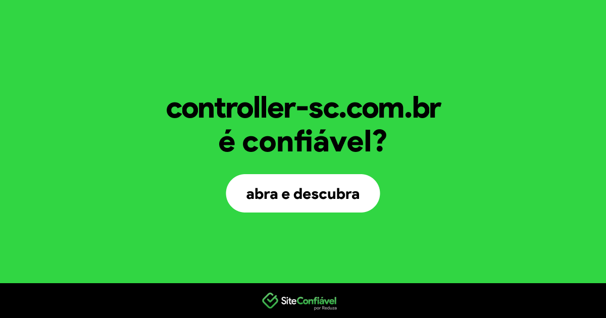 O site controller-sc.com.br é confiável?