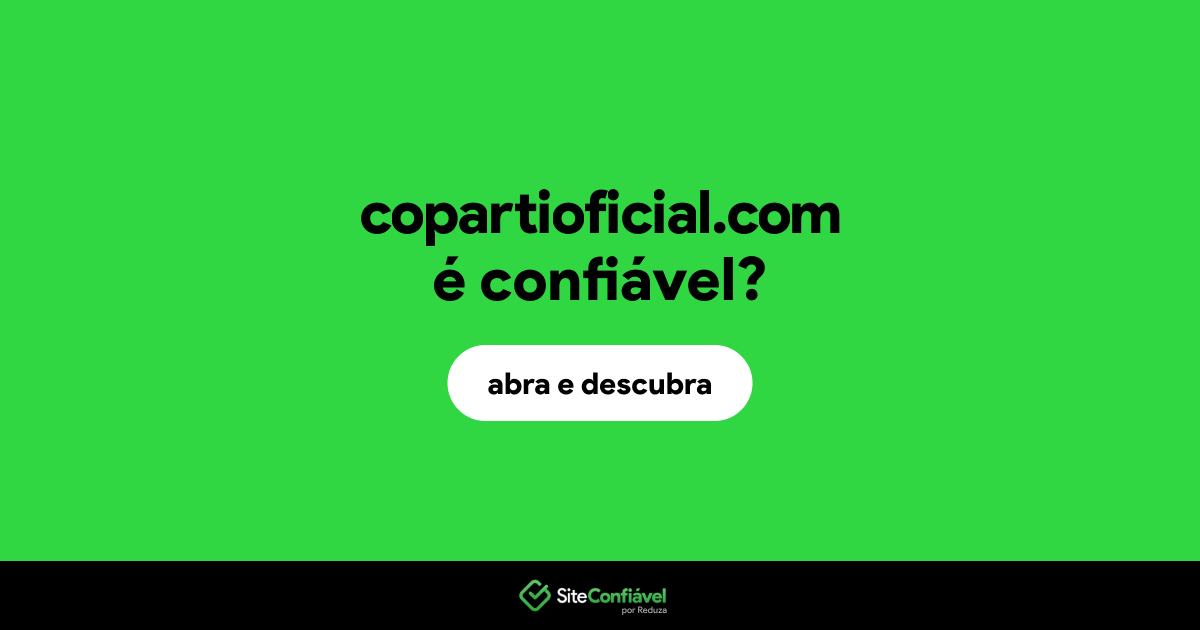 O site copartioficial.com é confiável?