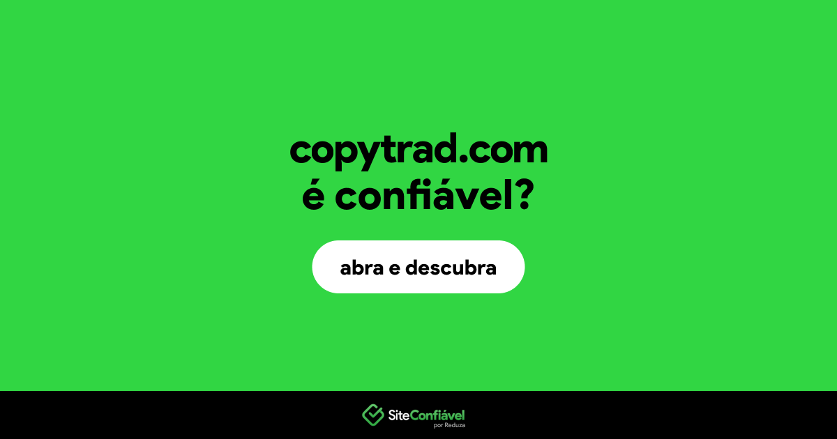 O site copytrad.com é confiável?