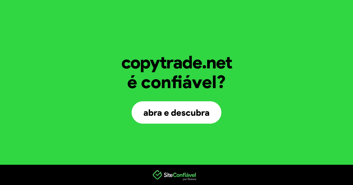 O site copytrade.net é confiável?