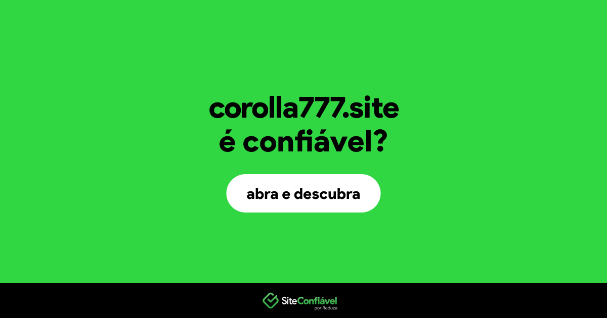 O site corolla777.site é confiável?