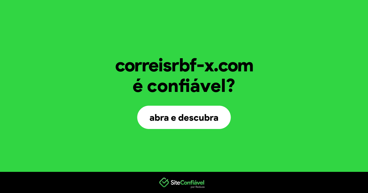 O site correisrbf-x.com é confiável?