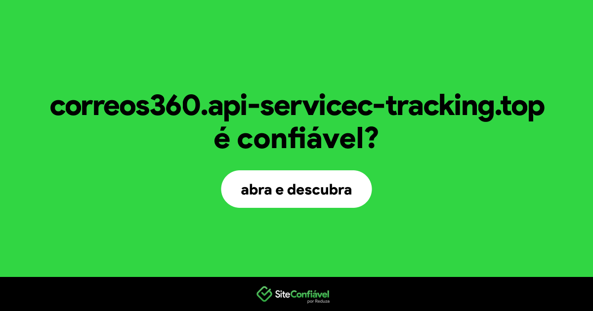 O site correos360.api-servicec-tracking.top é confiável?