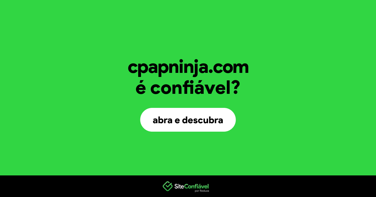 O site cpapninja.com é confiável?