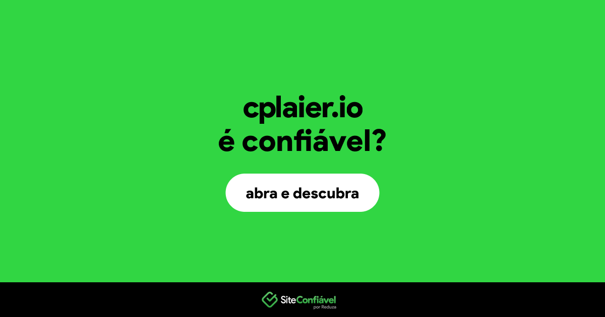 O site cplaier.io é confiável?