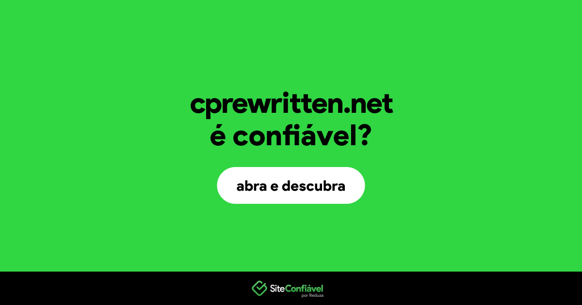 O site cprewritten.net é confiável?